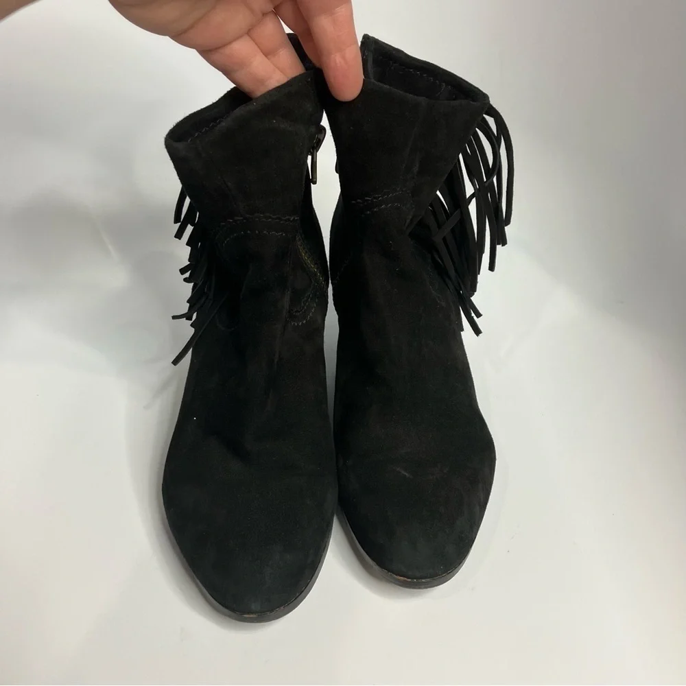 Sam Edelman Louie fringe booties‎ size 10